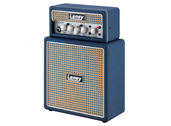 Laney  Ministack-B-Lion  - Amplificador combinado de transistores con Bluetooth para guitarra eléctrica, Amplificador de sobremesa compacto alimentado por batería, Con Laney LSI (Laney Smartphone Insert) - conecta el amplifi...